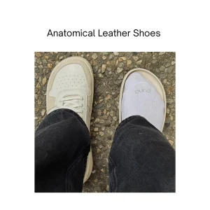 Leather Barefoot Sneakers Wide Toe Box Breite Zehenbox