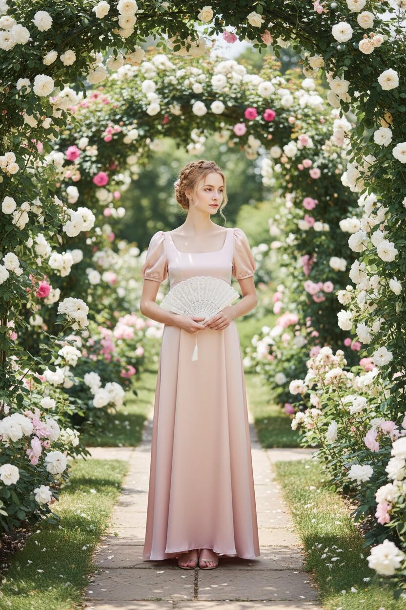 Blush Pink Whisper Puff Sleeve Dress Dreamy Empire Blush Pink Whisper Puff Sleeve Dress Dreamy Empire
